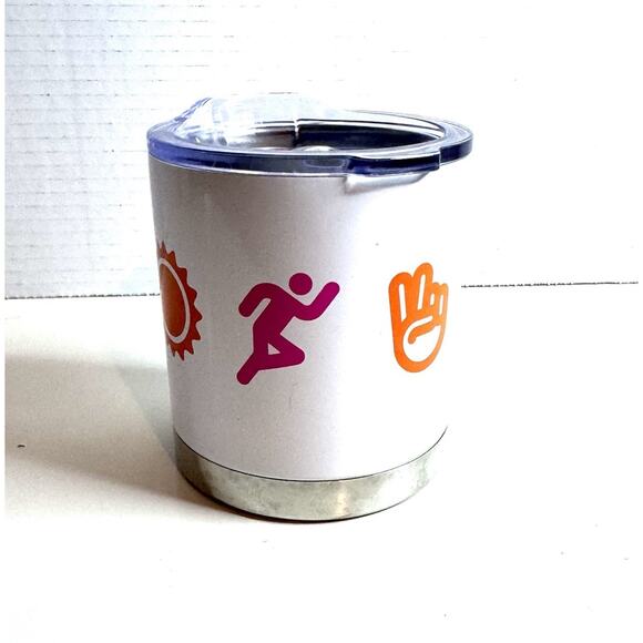 DNKN' Dunkin' Donuts Stainless Steel Tumbler Hot Cold Travel Mug 12 oz WITH LID - Picture 3 of 4